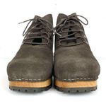 Sanita Womens Ulla Danish Clogs Lace Up Platform Block Heel Coffee Brown Size 37 Photo 5