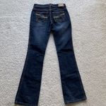 The Great Authentic Y2K size 1 low rise flare dark wash denim jeans condition Photo 4