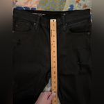 AG Adriano Goldschmied ADRIANO GOLDSCHMIED 28R The Farrah Skinny Ankle High Rise Coated Jeans Black Photo 13