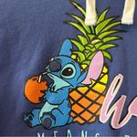Disney ⭐️ Lilo & Stitch blue icon long sleeve girls hoodie size XL Photo 4