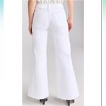 NWT MOTHER Women's The Roller Fray Jeans white size 31 Photo 2
