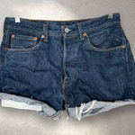 Levi's Levi’s 501 Denim Shorts Women’s 32X34 Blue High Rise Cutoff Raw Hem Vintage y2k Photo 0
