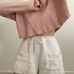Cotton On Pink Cropped Long Sleeve Sweater  Photo 0