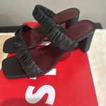 STAUD Frankie Ruched Sandal Black Womens Size 36 6 Photo 5