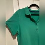 L.L. Bean Size L Green Dragonfly Embroidered Short Sleeve Collared Polo Shirt Size L Photo 3