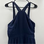Lulus Air of Romance Navy Blue Sleeveless Formal Maxi Dress Size L Photo 3