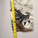 Chico's White Floral Girlfriend Slim Ankle Beach Colorful Animal Print Pants 00R Photo 6