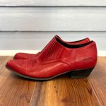 Durango Vintage 80s  Red Leather Western Booties Photo 0