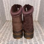Bass Cordova Women Brown Quilted Suede Waterproof Winter Duck Boots Size 7 Photo 4