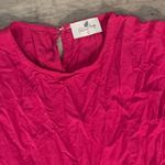 Palms away boutique hot pink tapered belted braided dress large flouncy flowy Photo 3