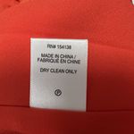 STAUD Prismatic Dress with cut-out Side Slit Off Shoulder Papaya Orange Size 6 Photo 12