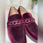 Cole Haan  Burgundy velvet loafers sz 9.5 B Photo 4