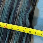 Eileen Fisher Striped Green Black Caftan/Tunic Dress | Women’s Size S/M Photo 3