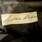 Vintage Lillie Rubin Elegant Black and Silver Evening Dress Size 8 Photo 5
