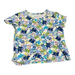 Rebecca Malone Floral Tee Size XL Button Detail Photo 0