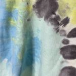 BDG Urban Outfitters Tye Dye Cropped Sweatshirt Crew Neck Blue Yellow NEW NWT Photo 5