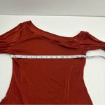 Free People Intimately  That’s Hot Bodysuit Womens SZ Large Burnt Red Long Sleeve Photo 7