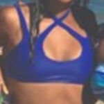 No Boundaries Neon Pink Bikini Top Photo 3