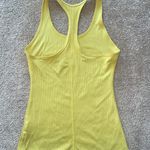 Nike ribbed yellow racerback tank top Photo 3