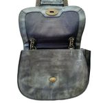 Madewell 1937 Leather Purse Handbag Grey Flap Crossbody Shoulder Photo 3