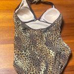 Magicsuit Brown and Tan Leopard Print One Piece Swimsuit Size 6 Photo 1