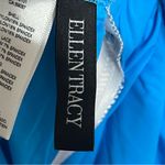 Ellen Tracy Women’s  Crochet Detail Tummy Control One Piece Swimsuit Blue Size 12 Photo 5