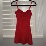 Princess Polly  Love Birds Mini Dress Red Size 2 Coquette Party Feminine Ruffle Photo 3