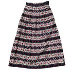 Bechamel Vintage MIDI Skirt Size 6 Navy Sailor Patriotic Military Pin Up Retro Photo 3