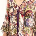 Roberto Cavalli  Silk Printed Bell Heather Dress Photo 10