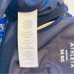 Athleta Baja Cup Bra Swim Bikini Top Womens Size 34 B/C Blue Boho Mosaic Print Photo 8