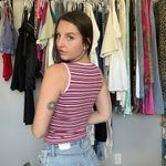 Limited Too Rhinestone Striped Tank Top Kids M (Fits XS/S) Y2K Style Photo 1