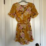 Floral mustard romper Yellow Size XS Photo 4