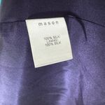 Mason Maxi‎ Floral Silk Dress Sheer Short Sleeve Size 4 Photo 6