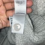 Obey  grey & white v-neck triangle patterned cardigan sweater Small academia #749 Photo 5