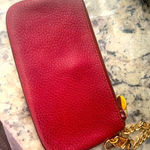 Cartier  gold logo pouch vintage $300 leather classic designer luxury boho y2k Photo 0