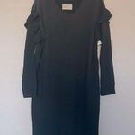 Current/Elliott Current/Elliot Black Dress Long Sleeve Photo 0