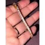 Alexa Leigh Crystal Tennis Bracelet in Gold One Size Womens Jewelry Photo 2