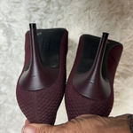 Alfani  Women's Dark Burgundy Textured Heels Photo 3