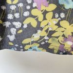 Frenchi Floral Purple smoked waist Skirt MEDIUM floral daisy Bohemian Photo 6