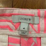 J.Crew  Neon Pink Printed Shorts Size 4 Photo 5