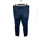 Mossimo Supply Co . Dark Wash Mid Rise Distressed Skinny Jeans Photo 1