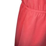 EXPRESS Bright Melon Chiffon Romper Shorts Pockets Zip Front NWOT Size XS Photo 4