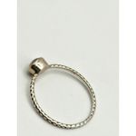 Dainty Ethiopian‎ Opal Sterling Silver Stacker Ring Size 9 Photo 4