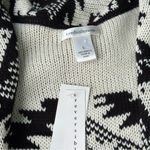 John Paul Richard Black and White Women's Cardigan Vest Sweater L Size L Photo 3