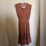 Faherty  Woodstock Midi Dress Size Small - Chestnut‎ Blossom NEW Delilah Floral Photo 2