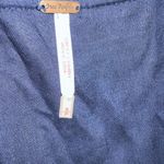 Free People My Love Long Sleeve Mini Dress in Indigo Blue Size Small Photo 8