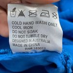 Princess Polly Women's Blue White Floral V-Neck Mini Dress size 6 Photo 6