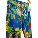 MOTHER Denim MOTHER The Mid Rise Dazzler Cropped Floral Blue Printed Jeans Size 25 $228 Photo 4