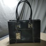 wilson's leather Laptop Tote Bag Black Snake Print Set Adjustable Strap Accessori Photo 15