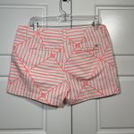 Vinyard Vines womens Shorts White Orange Pattern Size‎ 10 Photo 3